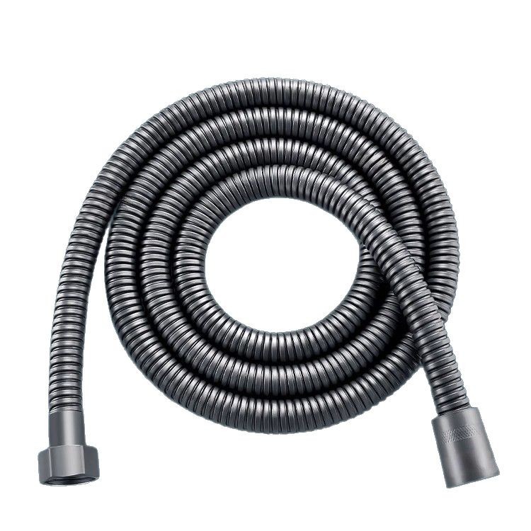 Gun gray stainless steel shower hose, bathroom bath water pipe, water heater bath pipe, rain shower accessories Item Picture