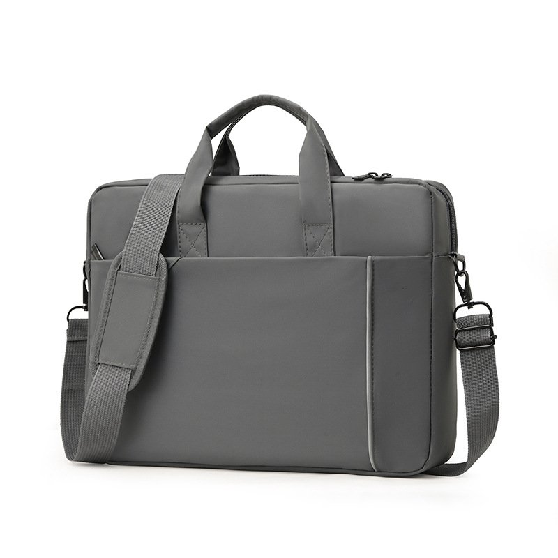 Notebook bag and handbag are suitable for Lenovo, Huawei, Apple, Dell, HP, ASUS, business trip briefcases, and can be carried diagonally on one shoulder details Picture