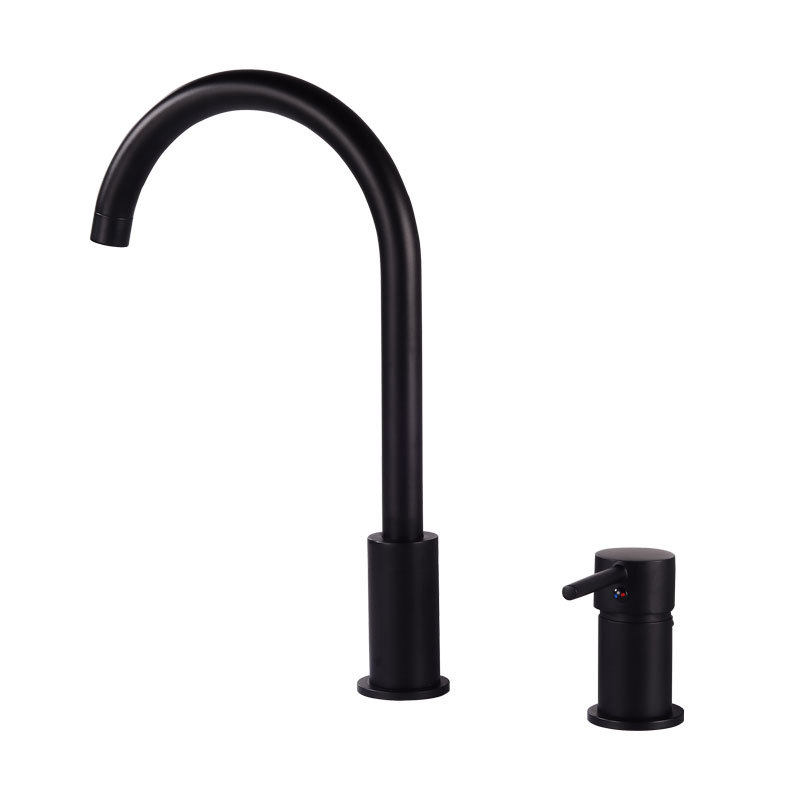 All-copper gun, grey bathtub faucet, side-mounted split hot and cold water faucet, three-piece set, bathroom showerhead, rotatable Item Picture