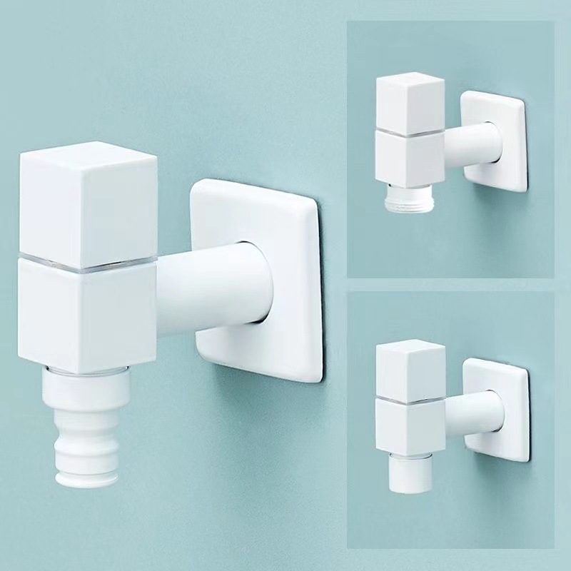 Black wall-mounted washing machine faucet, all-copper single cold mop sink, pure copper faucet wholesale, special water nozzle details Picture
