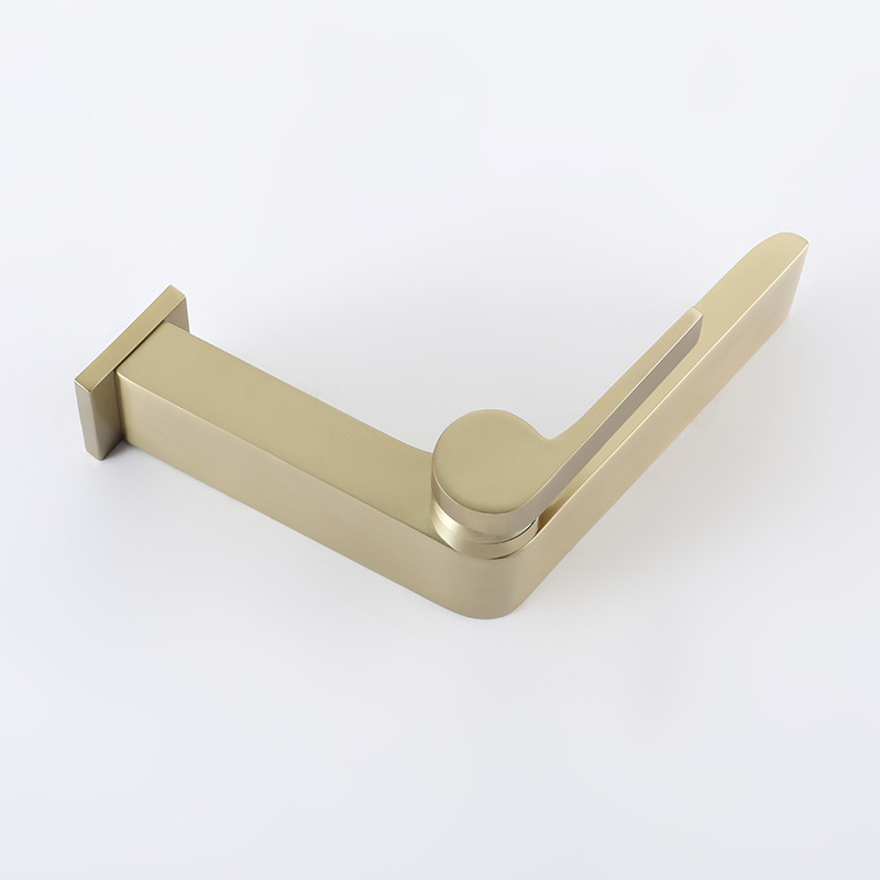 Copper gun, grey piano key switch faucet, black chrome cold and hot basin faucet, golden bathroom faucet Application Scenario