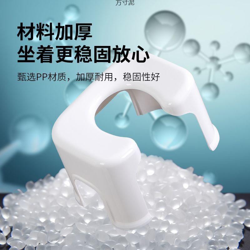 Thickened toilet chairs for pregnant women, reinforced mobile squat toilets, wholesale for the elderly, durable indoor bathrooms, wholesale for foreign trade Specification drawing