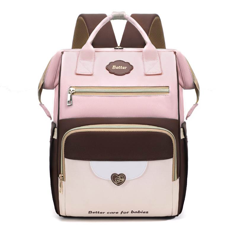 New high-appearation-level mommy bag, multi-functional hand-held mother and baby bag, mom's double-shoulder insulated bag, large-capacity double-shoulder bag Application Scenario