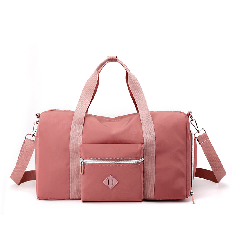 Colorful Fox's new large-capacity women's travel bag, outdoor casual fitness bag, water-resistant independent shoe compartment Item Picture