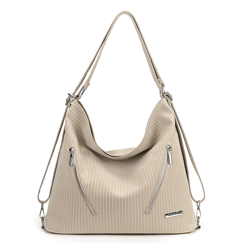 Colorful Fox niche texture soft leather large-capacity backpack, casual multi-functional backpack, single-shoulder crossbody bag Application Scenario