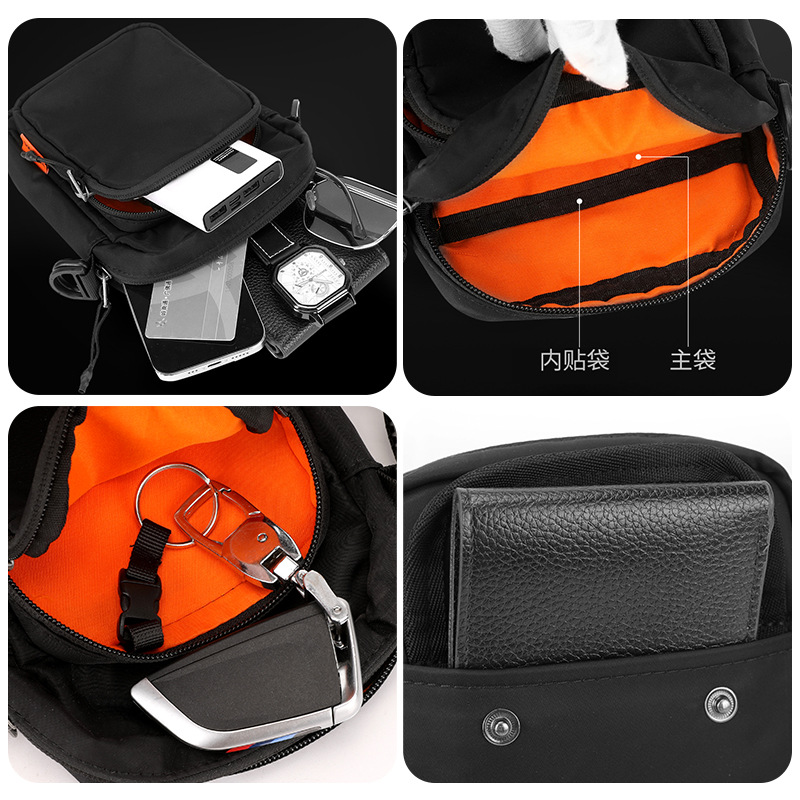 The new WEPOWER single-shoulder small crossbody bag is a casual and fashionable crossbody bag. It is a sporty and trendy brand that can be worn with a belt and waist bag Application Scenario