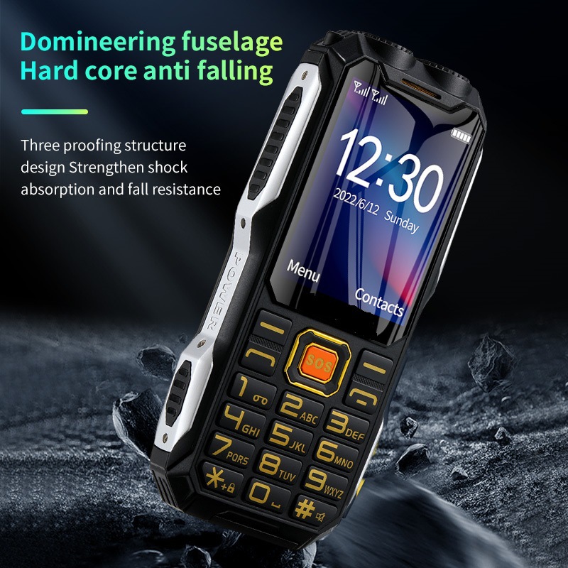 Cross-border, multi-language, military-grade, three-proof, powerful camera, senior citizen phone, ultra-long standby, 2G / 4G large font, loud voice mobile phone Specification drawing