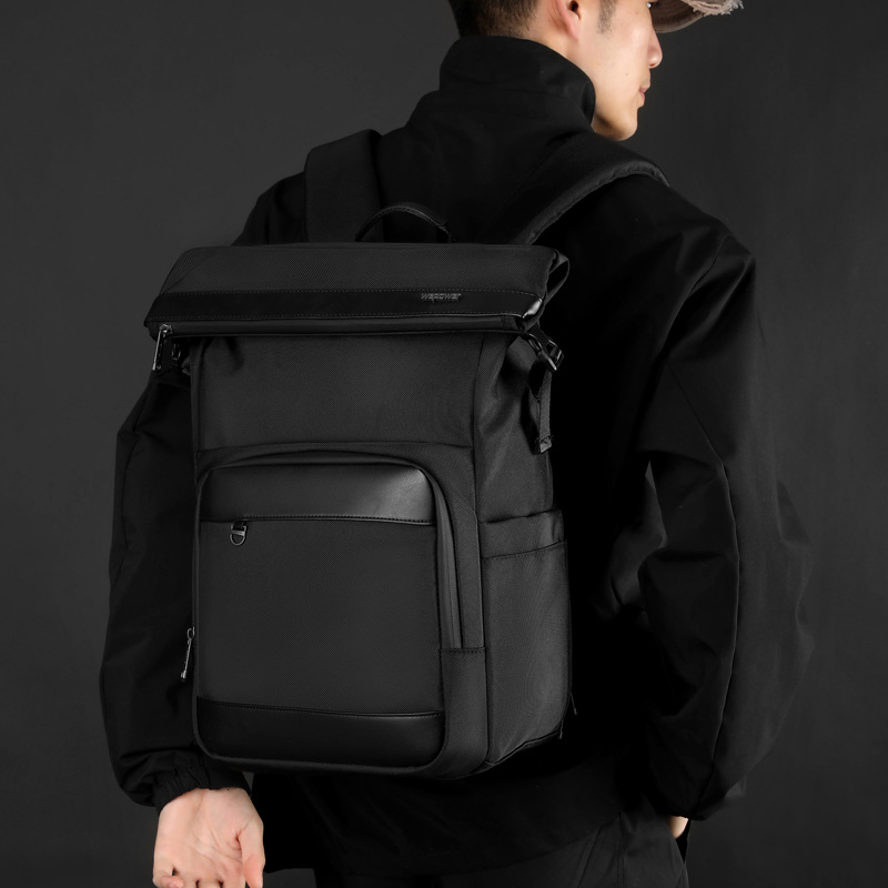 WEPOWER's new business backpack, men's fashion college backpack, water-resistant laptop backpack details Picture