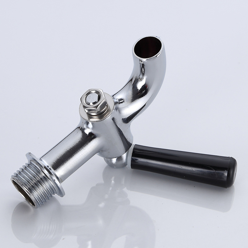 Insulated bucket faucet, 4-inch copper, commercial electric water tank, milk tea high-temperature resistant, universal boiling water machine faucet manufacturer details Picture