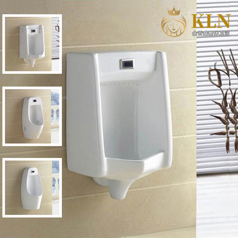 Ceramic urinal with built-in sensor wall-mounted urinal, wall-mounted urinal, urinal, Jinbaisheng Sanitary Ware 7003 full figure