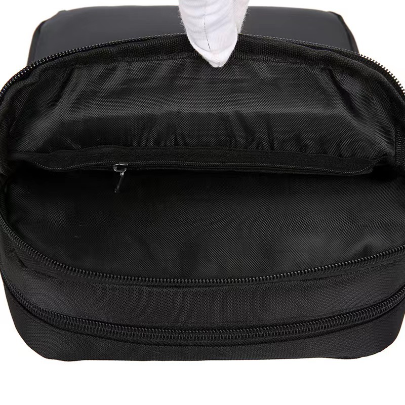 Men's business commuting single-shoulder briefcase, water-resistant Oxford cloth crossbody bag, casual and convenient for carrying out Specification drawing