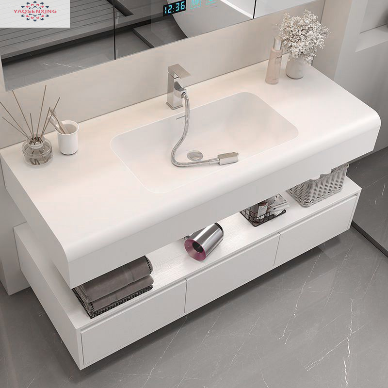 Senxing skin-Sensing Kolinai integrated bathroom cabinet combination modern and simple bathroom washbasin, washbasin and washbasin Specification drawing