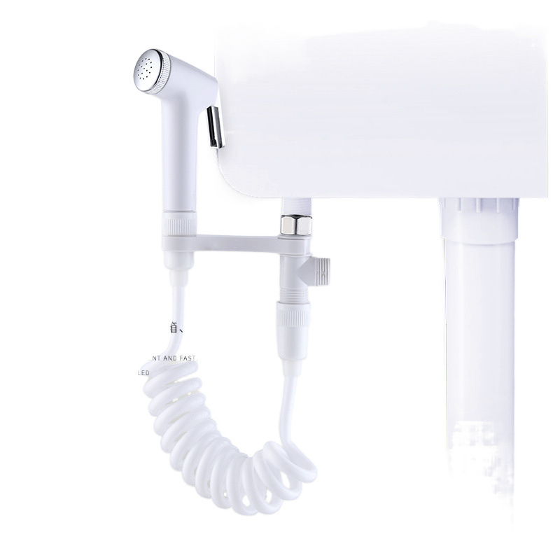 Toilet spray gun, bathroom water gun, companion flushing device, household high-pressure pressure-increasing bottom washing magic tool Item Picture