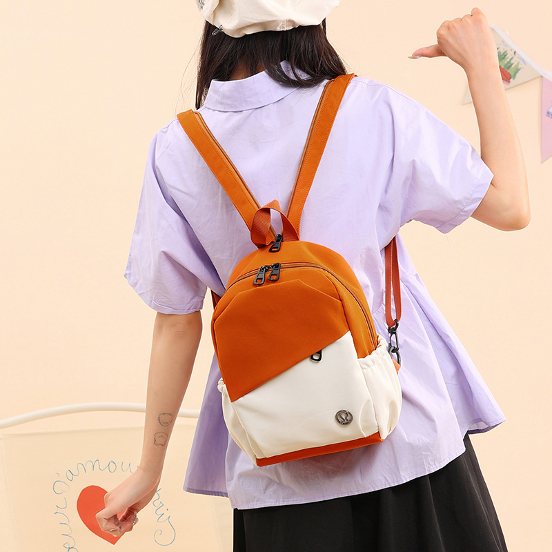 New versatile men's and women's unisex student commuting outdoor multi-functional chest bag, backpack, large-capacity cycling class bag details Picture