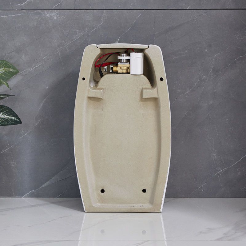 Ceramic urinal, toilet bowl, wall-mounted bathroom, household toilet urinal, sensor, fully automatic floor-standing urinal Application Scenario