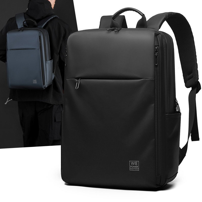 WEPOWER's new casual backpack for men's business travel, a large-capacity water-resistant backpack full figure