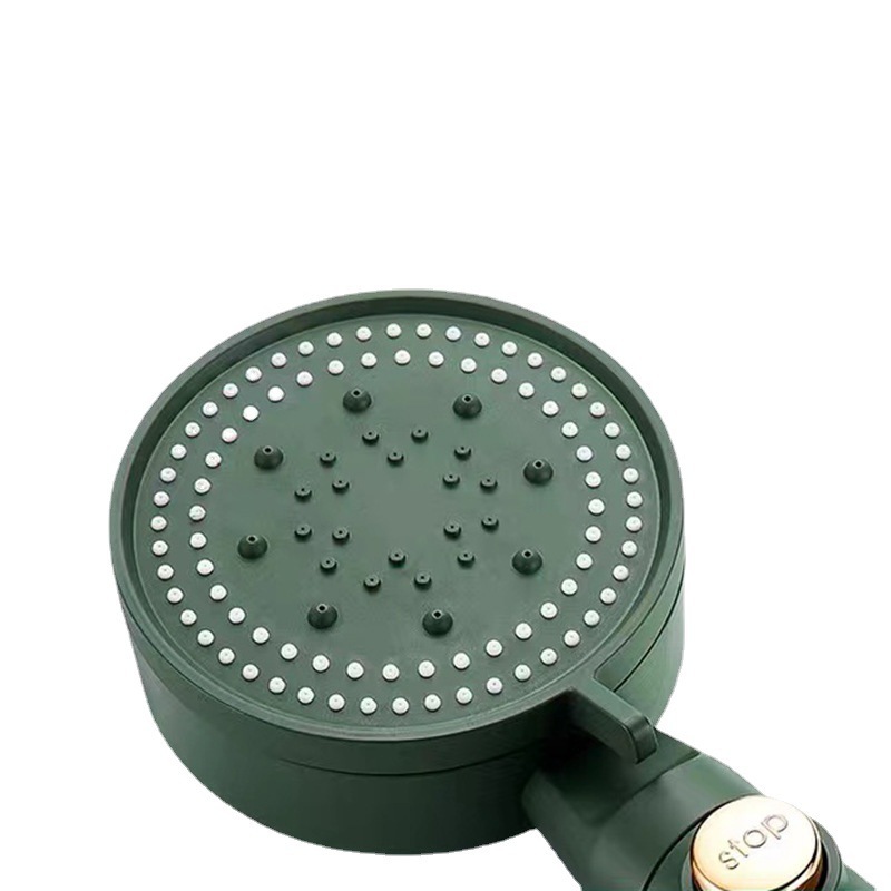 The new Panda showerhead features a super strong ten-speed pressurized bathtub faucet, a flower shower head, and a rain shower head for showering Application Scenario