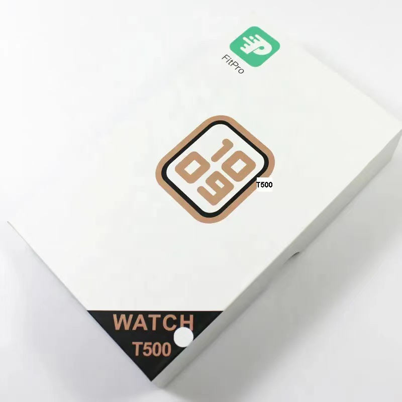 T500 Smartwatch Bluetooth call, incoming call reminder, exercise step count, sleep monitoring X7 T500 UITRA watch Specification drawing