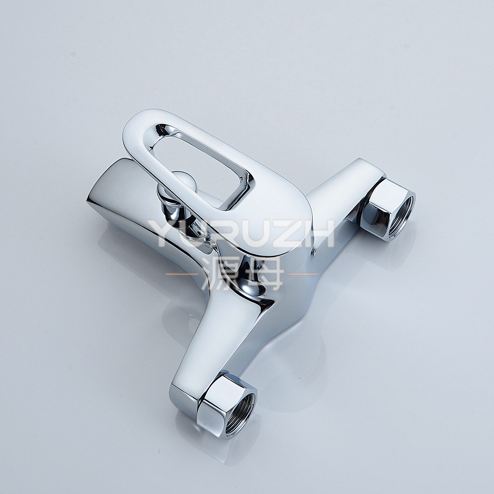 All-copper shower faucet, hot and cold water mixing valve, shower head, bathtub faucet, integrated bathroom mixing valve, high-end bathroom Specification drawing