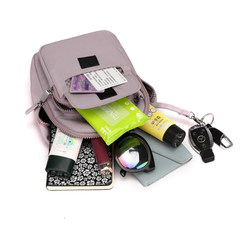 New women's fashionable and trendy backpack, multi-functional single-shoulder crossbody bag, large-capacity multi-layer waterproof portable phone bag Application Scenario