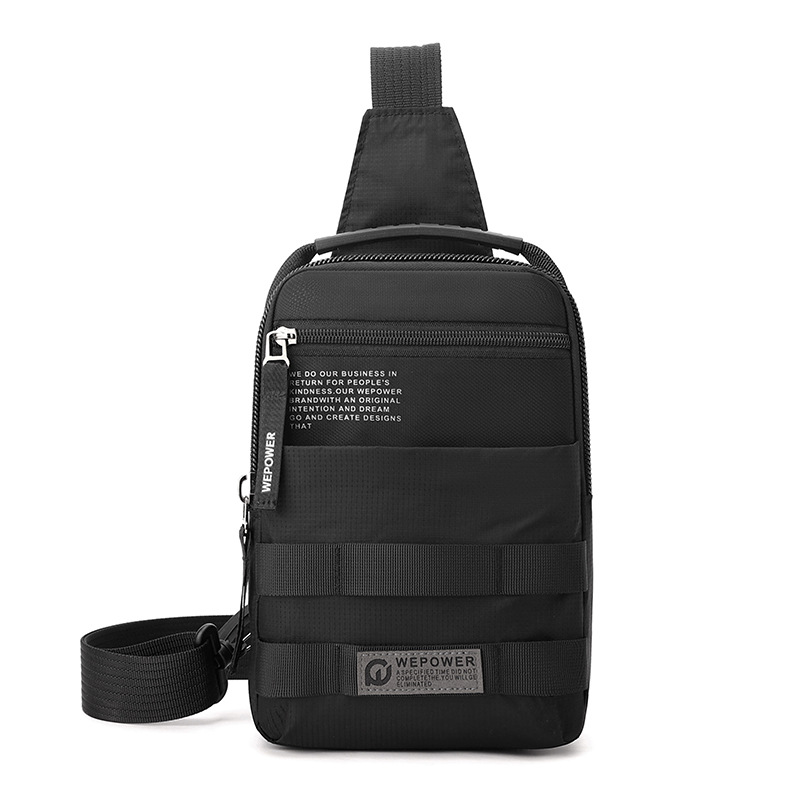 WEPOWER's new urban outdoor hand-held crossbody bag is a lightweight and trendy single-shoulder bag, as well as a fashionable business commuting chest bag Item Picture