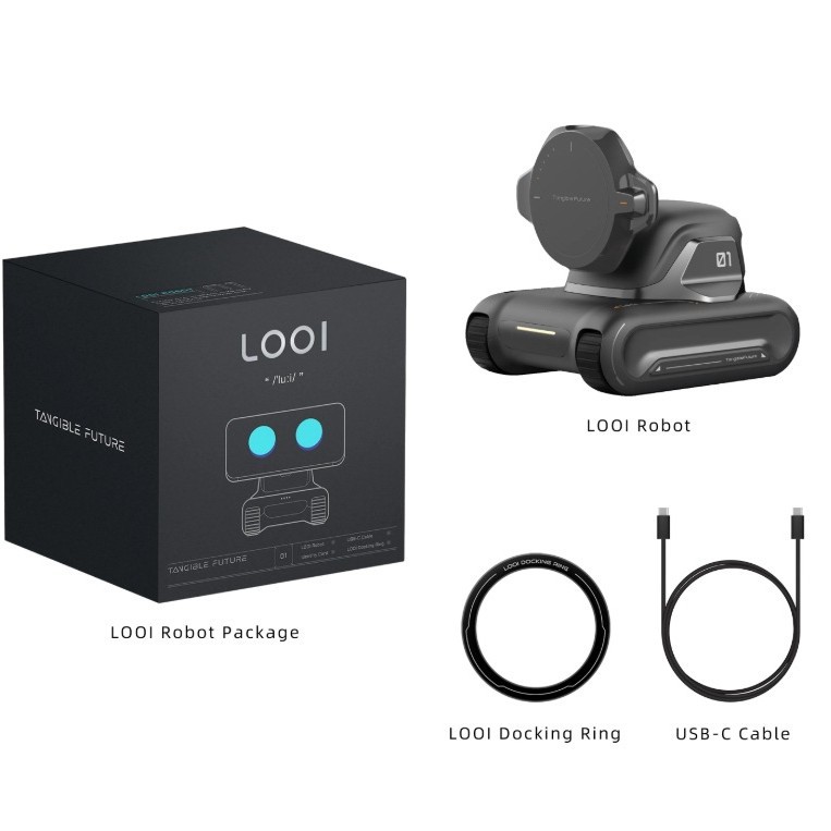 LOOI Robot Intelligent desktop robot Mobile phone AI assistant Looi Robot gesture interaction voice dialogue details Picture