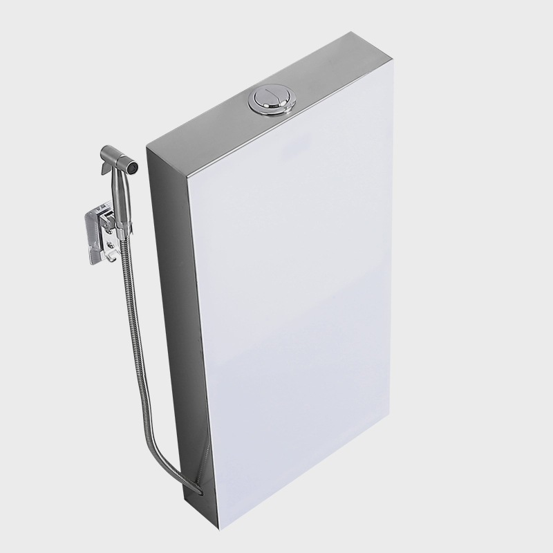 Squat toilet, floor-standing flushing tank, bathroom, popular squat toilet, large flushing force, automatic sensing type toilet tank Item Picture