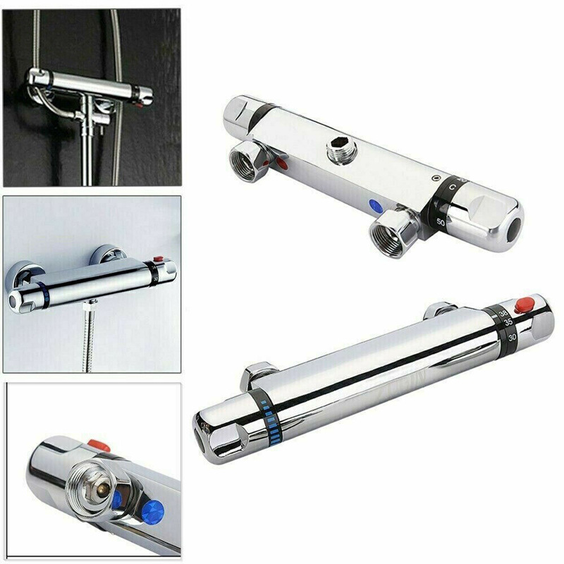 Intelligent thermostatic valve, cold and hot water mixing valve, concealed mixing valve, shower thermostatic valve, solar water heater mixing valve details Picture