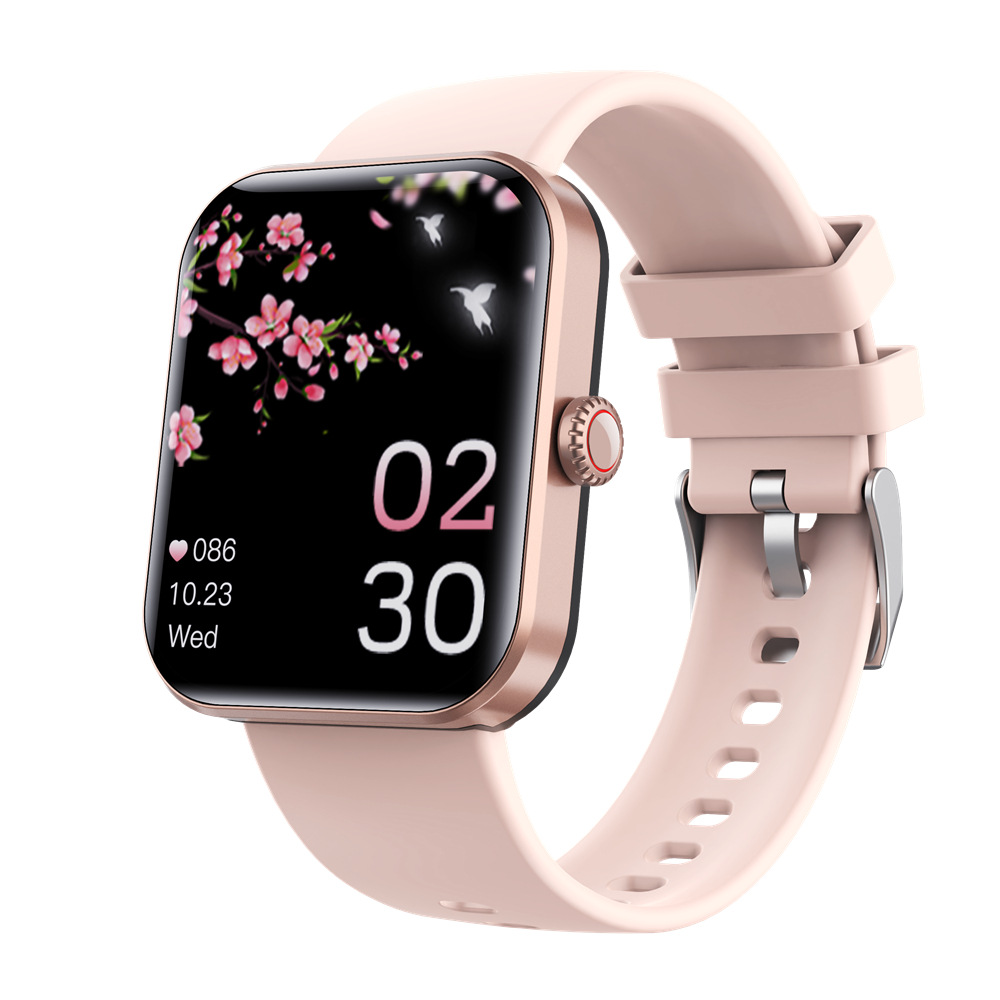 The new cross-border F57L smart Bluetooth watch, a best-selling wristband for monitoring body temperature, heart rate, blood oxygen and blood pressure, is sold directly from the factory details Picture
