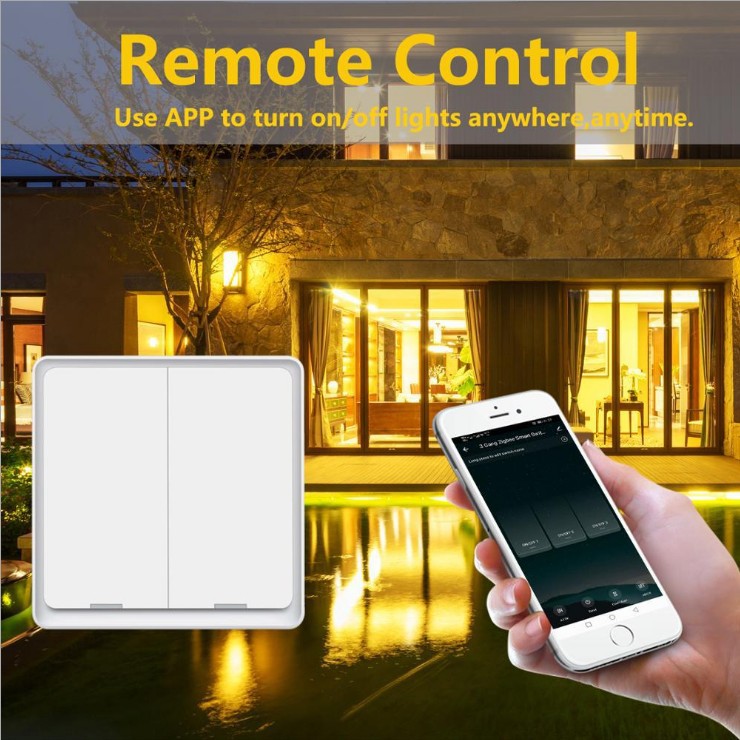 Zigbee Graffiti Smart Button switch Smart switch Panel alexa Smart Home wall switch Panel details Picture