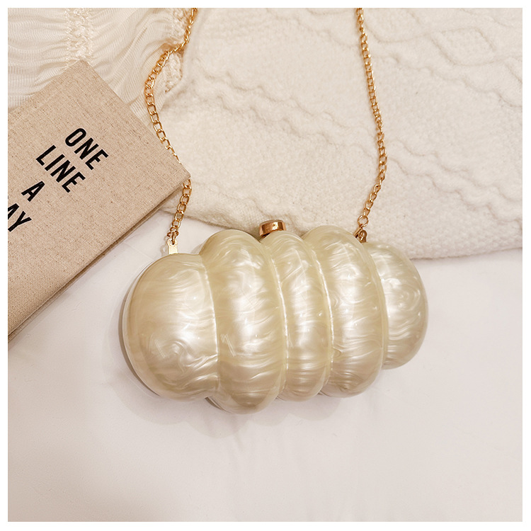 Cross-border foreign trade ladies' new pressed bag acrylic bag, dinner bag, single-shoulder crossbody, wedding banquet, hand-held chain bag Item Picture