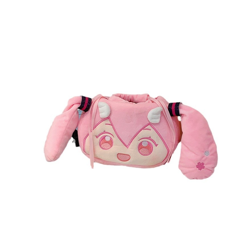 New large-capacity plush toy bags, student crossbody bags for girls in the 2D cute single-shoulder style Item Picture