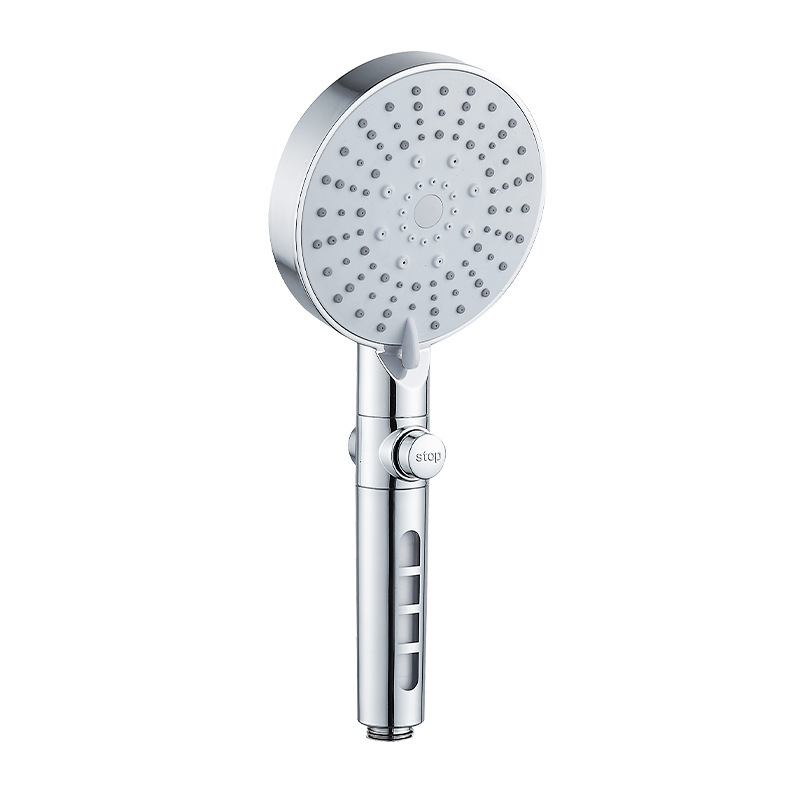 Pressurized shower head set, home bathroom, bathing, rain, pressurized bath water heater, bathroom heater, flower sun-drying head Item Picture