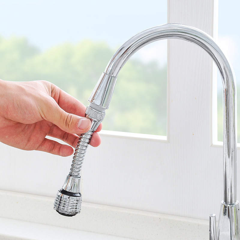 T kitchen faucet, showerhead, spout anti-splash head, water-saving device, extension, foaming showerhead filter, extender Application Scenario
