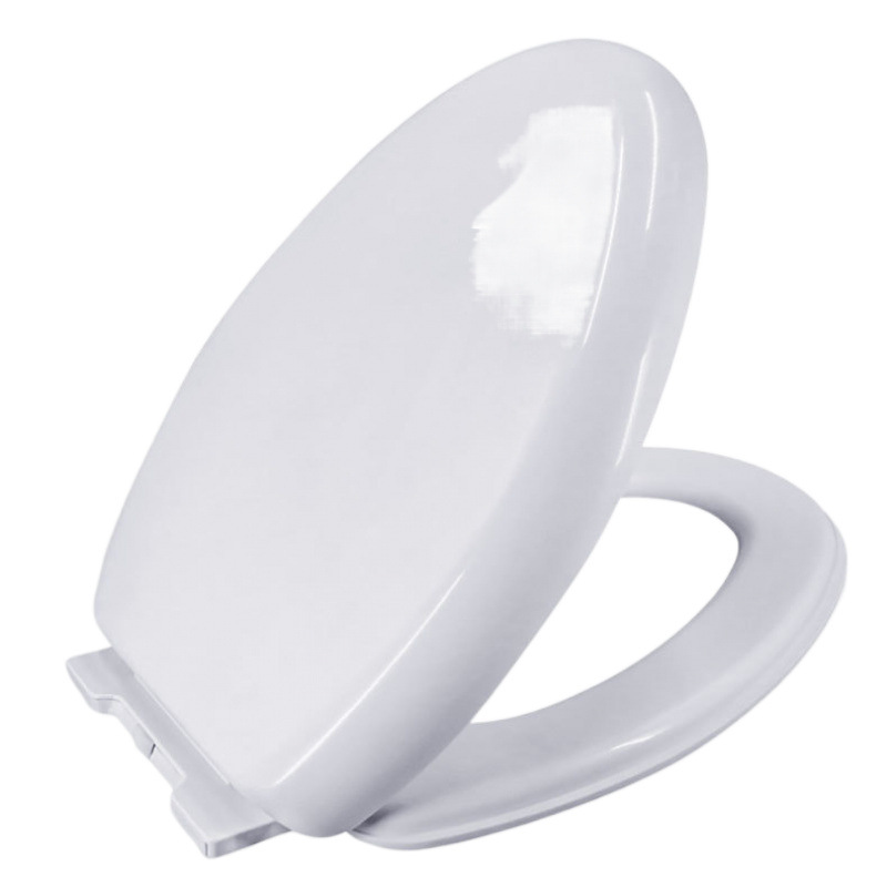 Household universal thickened slow-lowering old-fashioned U-shaped toilet seat cover, toilet board, toilet seat and toilet seat ring accessories factory Item Picture