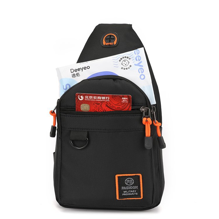 Men's travel and casual chest bags, outdoor sports crossbody bags, direct sales from the manufacturer, water-resistant high-quality single-shoulder bags Application Scenario