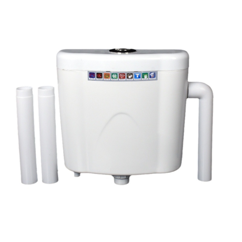 Large-sized universal plastic toilet water tank, wall-mounted bathroom flushing toilet box, household squat toilet water tank thickened Item Picture