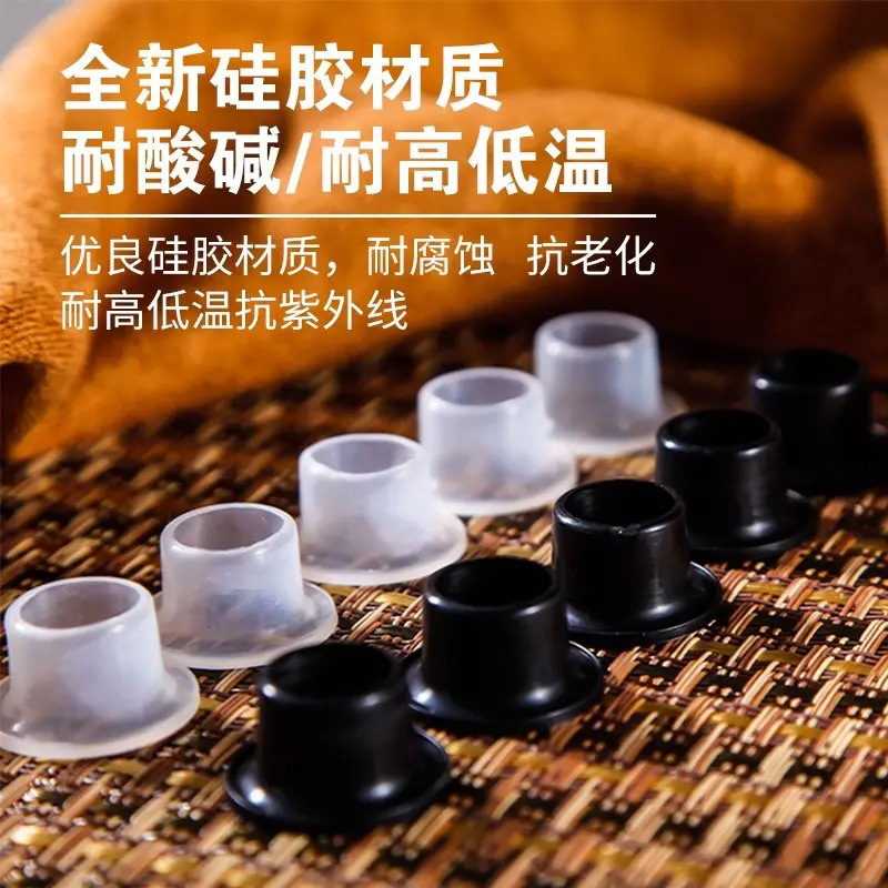 【 New Model 】 Universal replacement of raw material tape, 4-point silicone gasket, faucet accessory, sealing ring, rubber pad to prevent water leakage full figure