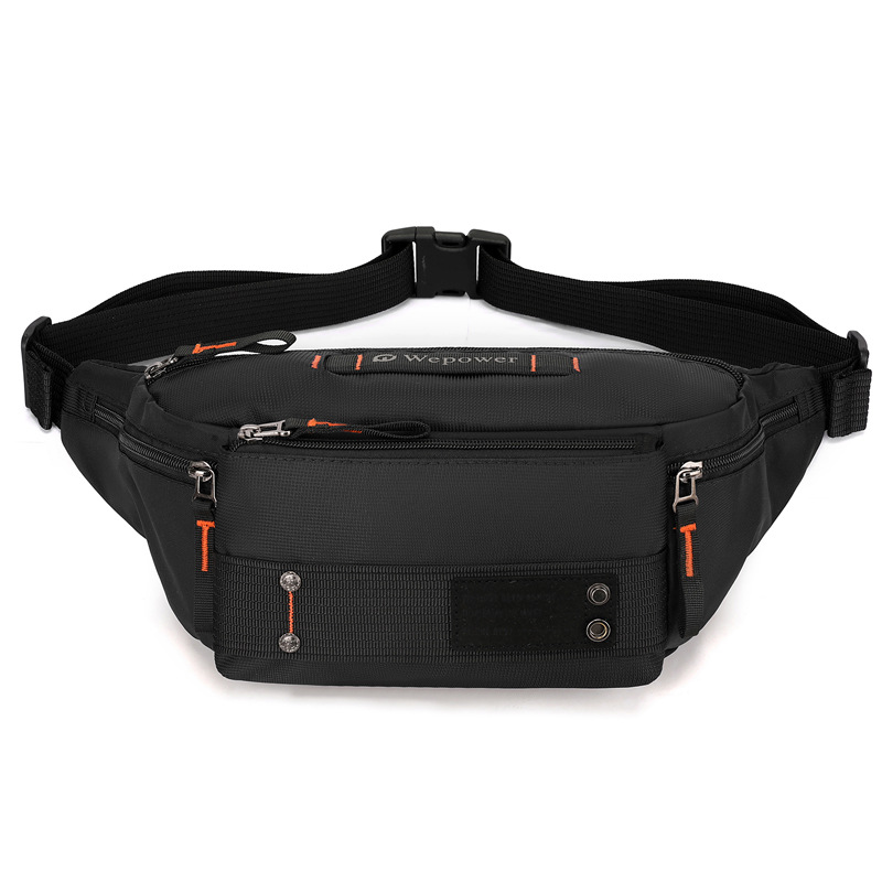 WEPOWER's new outdoor waist bag, commuting and travel fashion single-shoulder bag, waterproof crossbody bag, running and cycling chest bag Item Picture