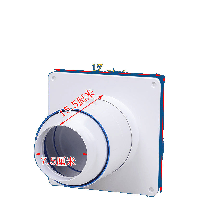 Public kitchen flue/bathroom, no limit on the size of the opening, ABS plastic type 80-200 universal check valve Item Picture