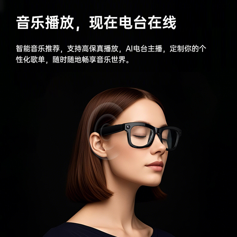 The new smart AI shooting glasses, polarizing filter, Bluetooth APP, music player, camera and video recording with 5 million pixels Application Scenario