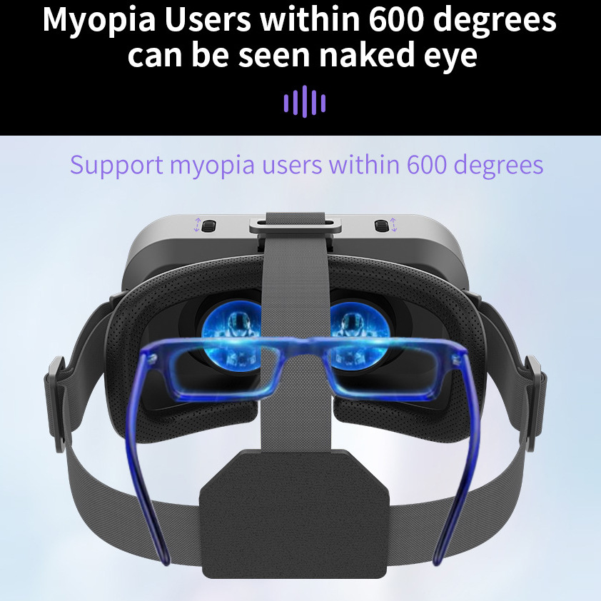 Cross-border G13 head-mounted helmet virtual reality Thousand Illusion Magic Mirror vr glasses Mobile 3d glasses vr in stock Specification drawing