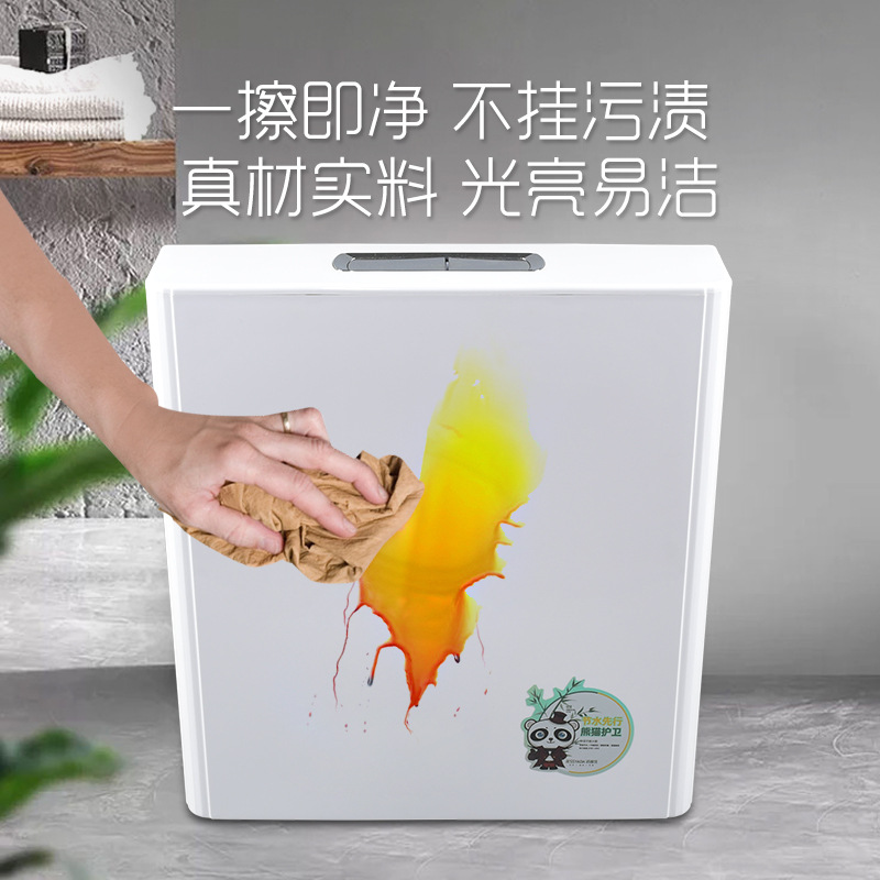 The manufacturer has a wide range of squat toilet water tanks in stock, including No. 17 large button squat toilet water tanks and wall-mounted toilet flushing water tanks details Picture