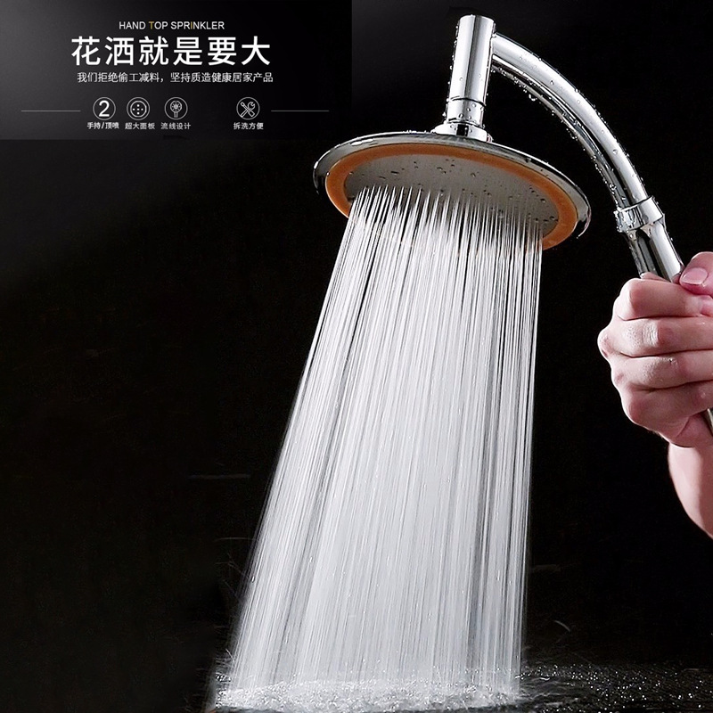 Factory direct supply of 6-inch shower heads. Wholesale of thin pressure-increasing handheld overhead universal head shower head sets Application Scenario