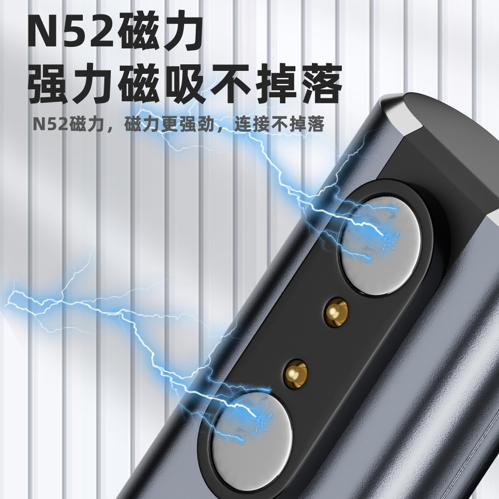 Bone conduction Bluetooth headset charging magnetic adapter type-c to 2-point 4-contact wristband smartwatch Application Scenario