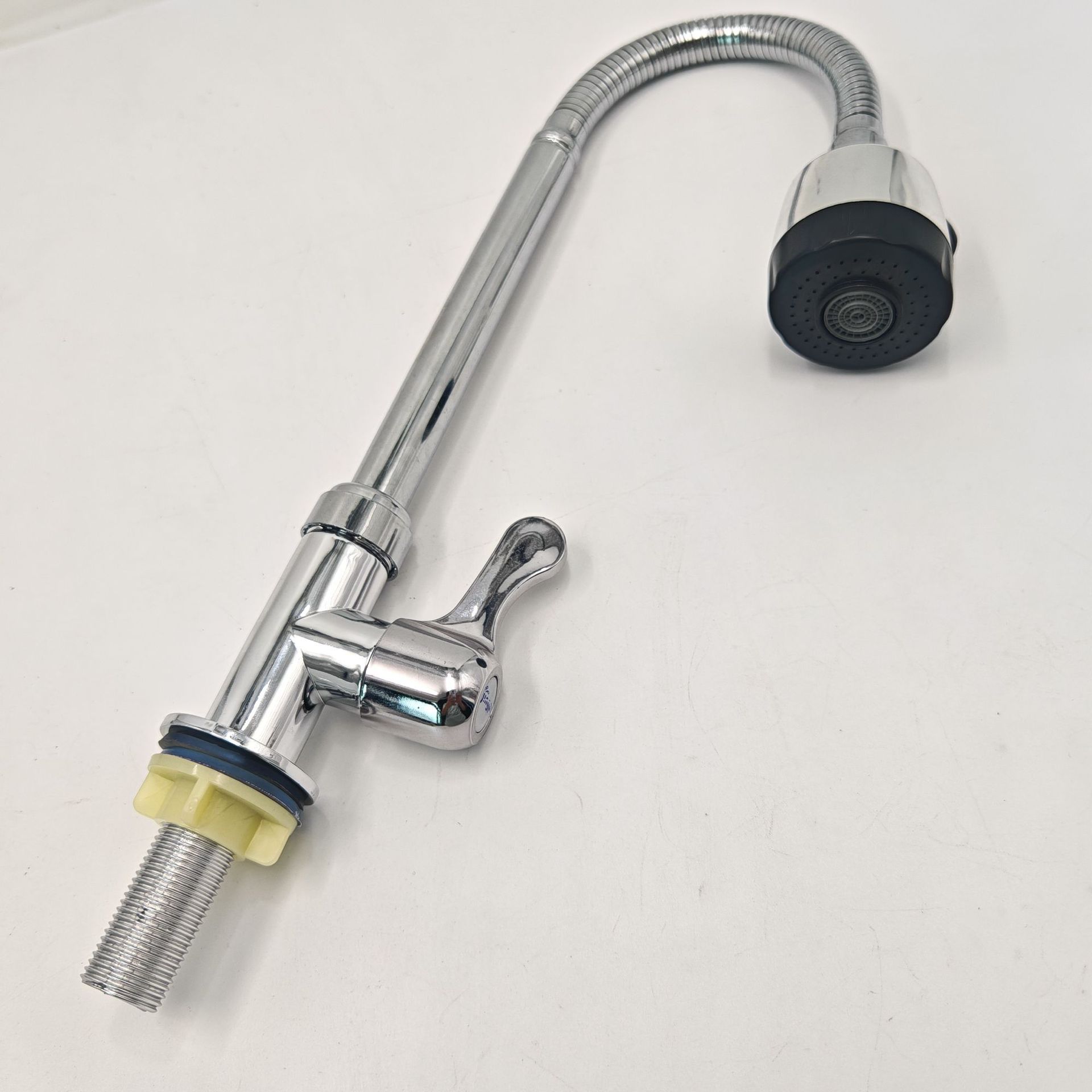 Southeast Asian wall-mounted faucet, kitchen wall-mounted single-cooling universal sink faucet, kitchen stainless steel balcony faucet Application Scenario