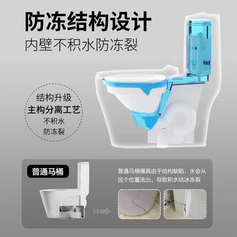 Gongcai Colorful Toilet, home creative ceramic siphon Super vortex Water pumping anti-odor silent integrated large pipe toilet Specification drawing