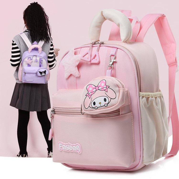Kindergarten schoolbag, children's bag, boys' school enrollment small backpack, girls' 1-3 years old 6-bag, baby Kulomi backpack Specification drawing