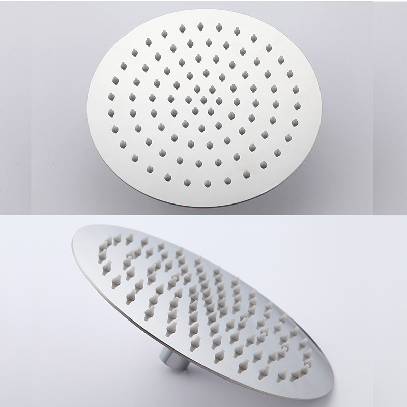 Ultra-thin universal high-pressure shower head, showerhead, top shower head, 304 stainless steel top shower head details Picture