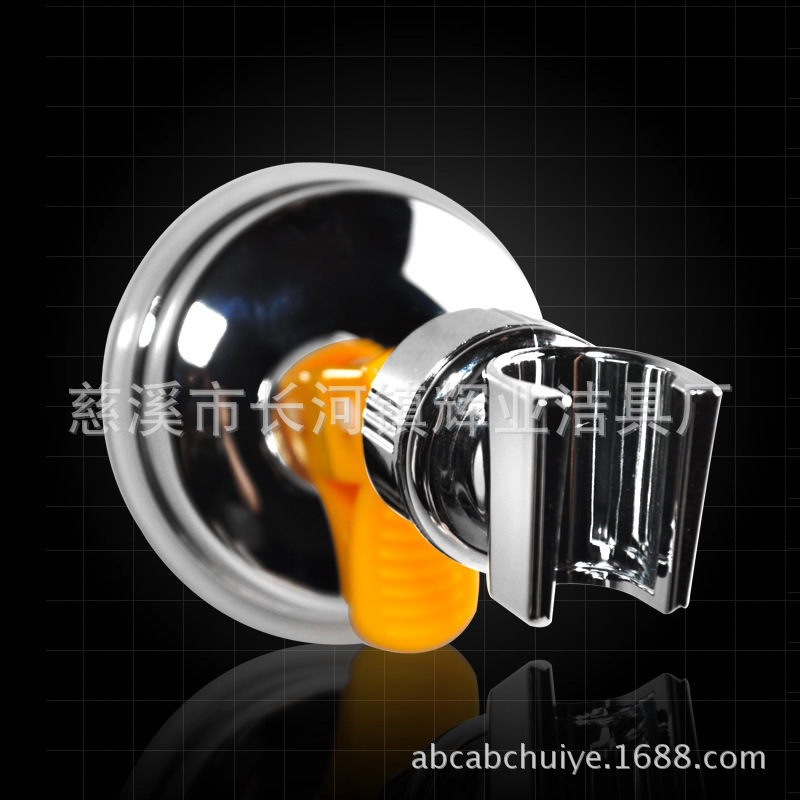 Strong suction cup shower head stand base without drilling, fixed frame for bathroom shower head, plastic showerhead Specification drawing